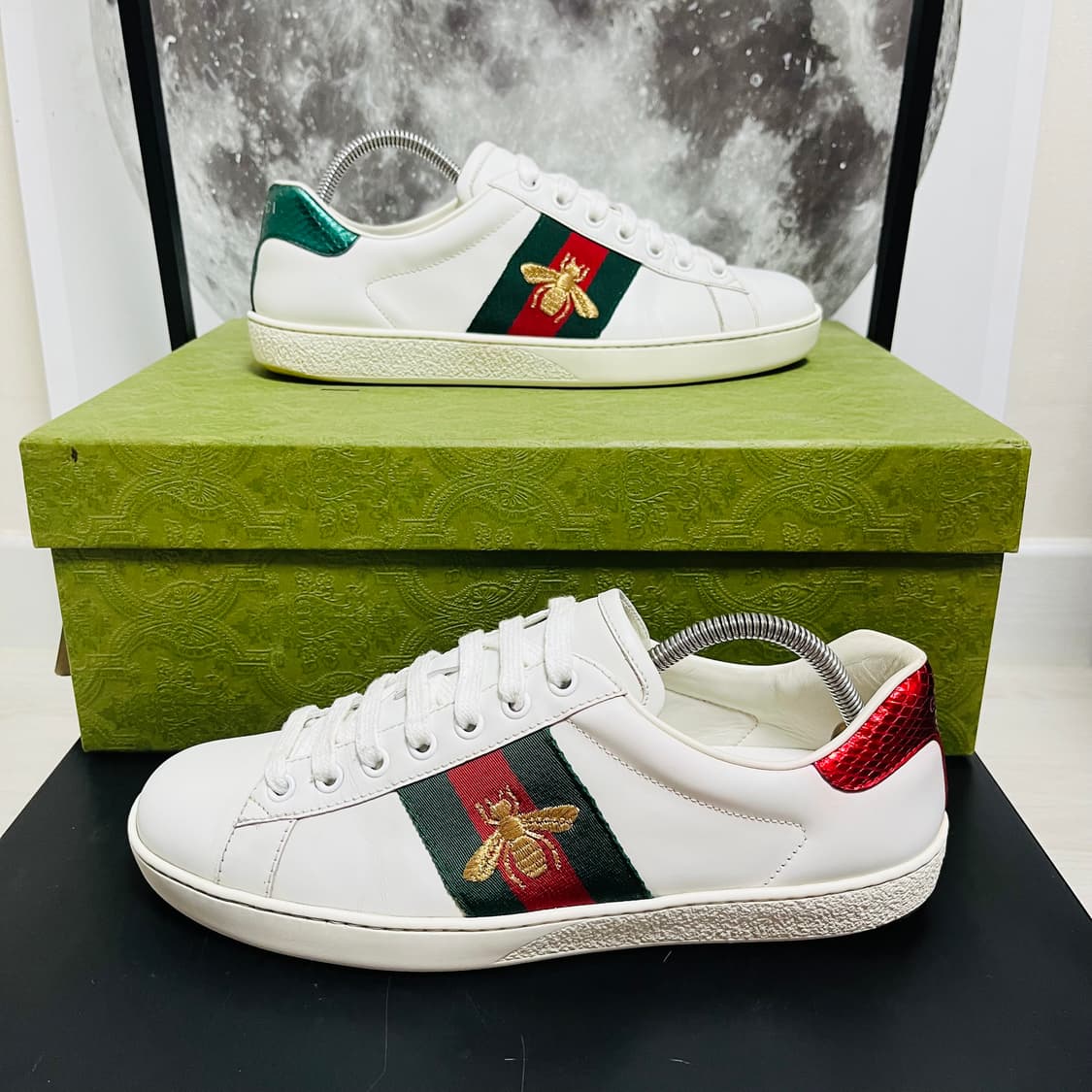  정품 5) 구찌 에이스 자수 꿀벌 스니커즈 250~255 상품이미지1