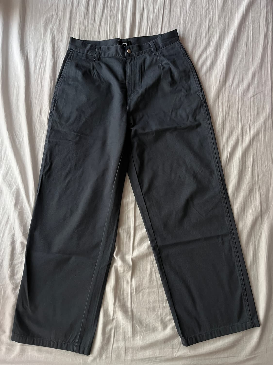 [30]스투시 워크팬츠 워시드 네이비 상품이미지1