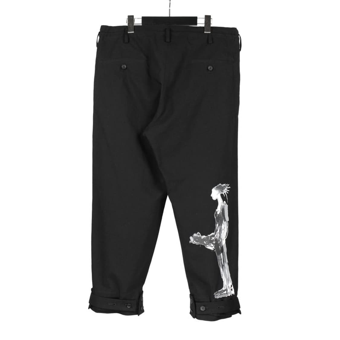 새상품 요지야마모토 뿌르옴므 코튼 레터링팬츠  2size 상품이미지2