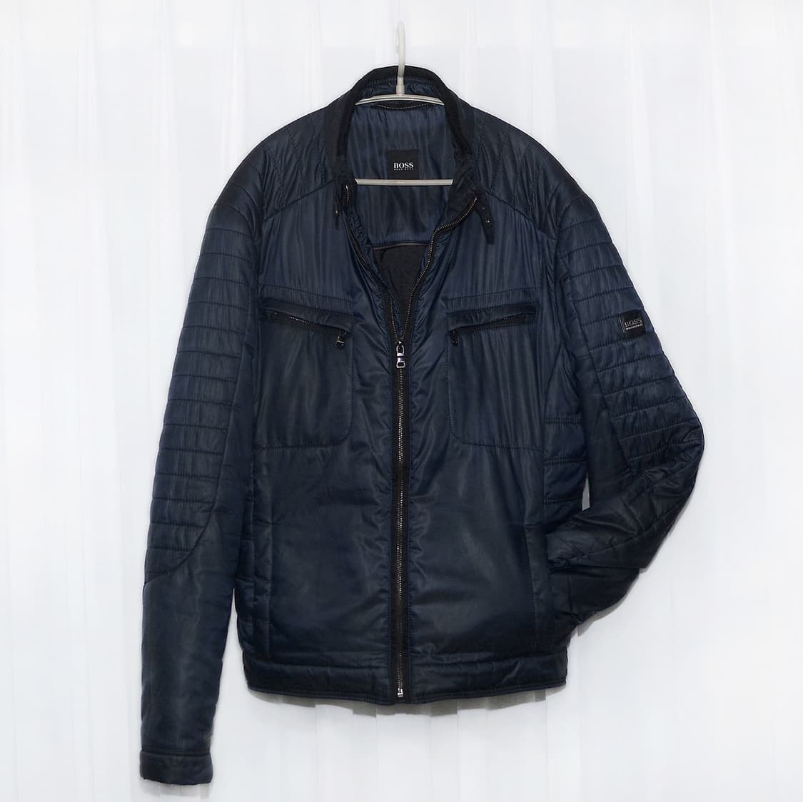 휴고 보스 라이트 소프트쉘 패디드 싱글 라이더 자켓 (52 / 100+) 상품이미지1