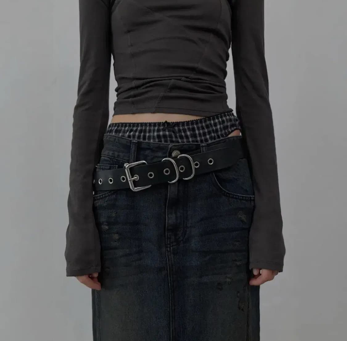 엘씨디씨티엠 lcdc tm D-RING 레더 벨트 블랙 상품이미지1