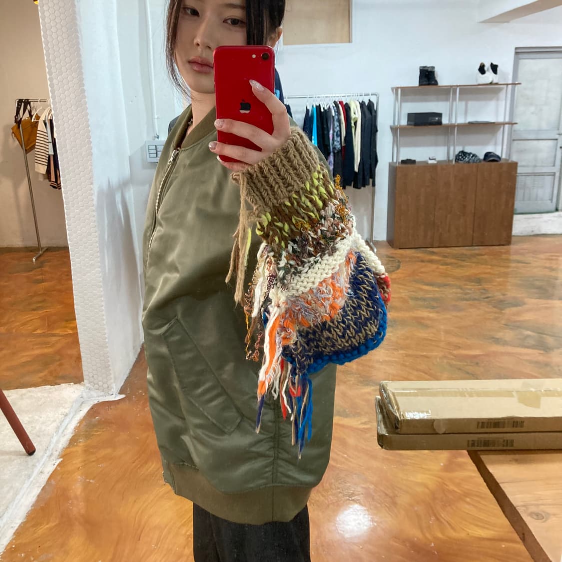 디스커버드 프린지 디테일 MA-1 항공점퍼 상품이미지5