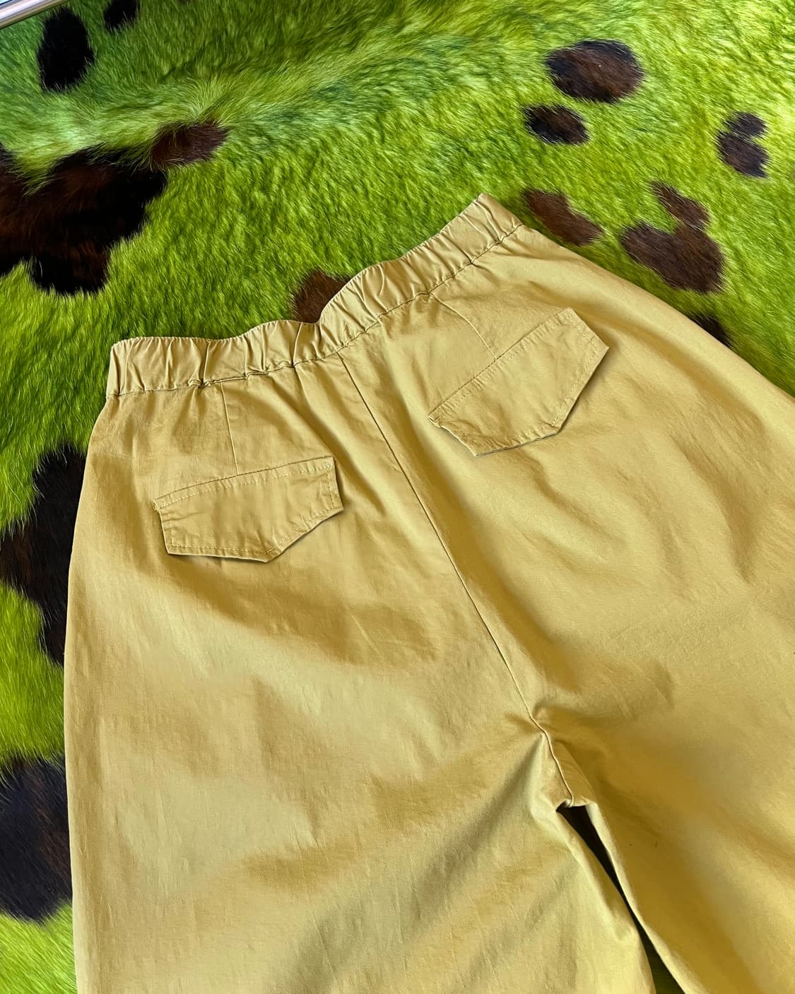Jpn Vintage 3-Tuck Lime Balloon Pants 상품이미지7