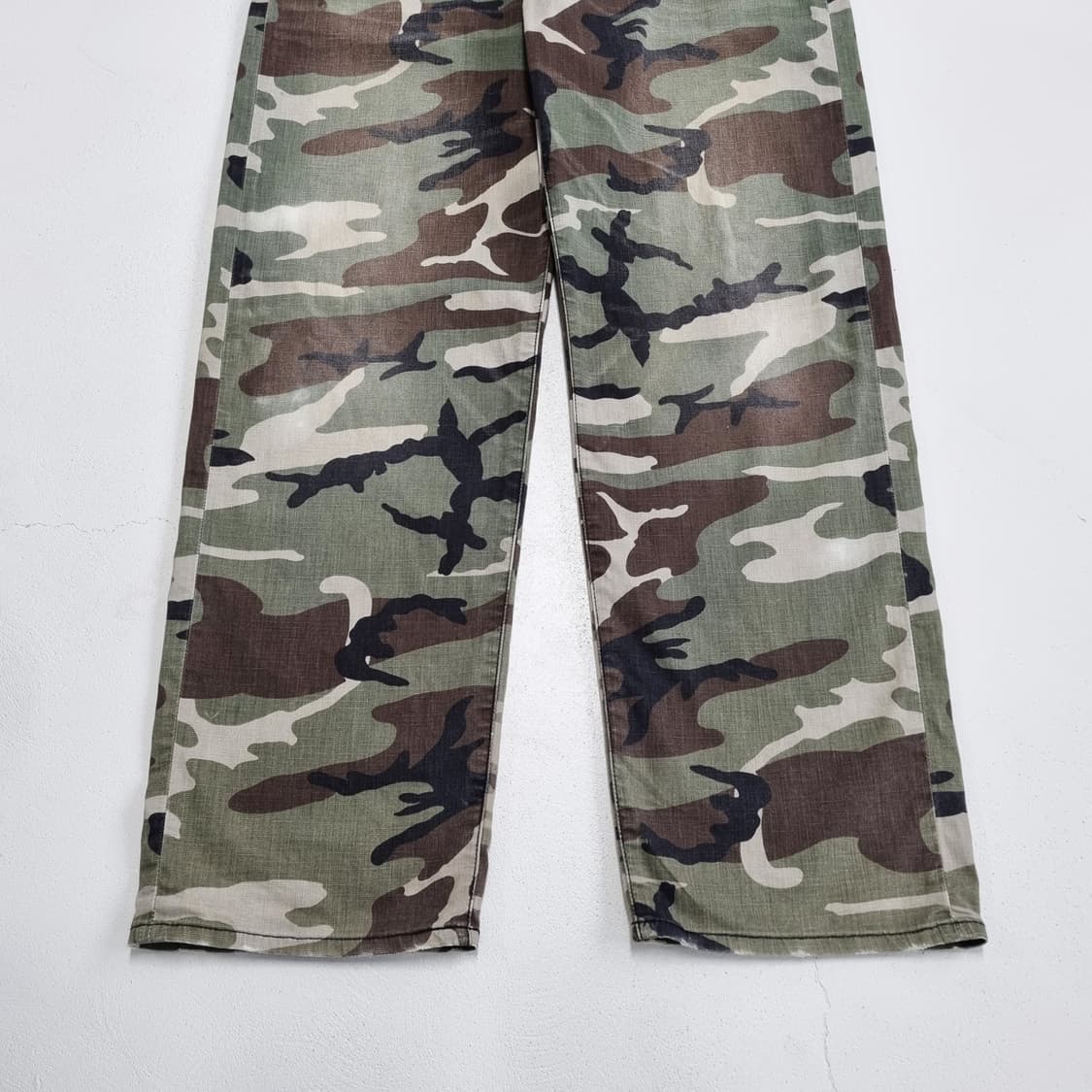 빈티지 랭글러 우드랜드 카모 와이드팬츠 - XL 상품이미지4