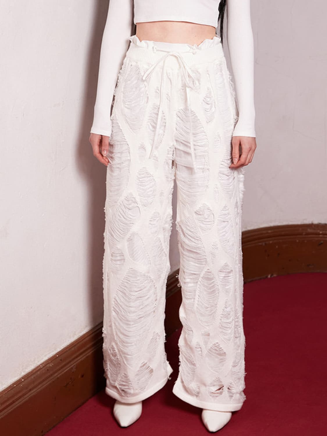 나체 GRUNGE KNIT PANTS 상품이미지1