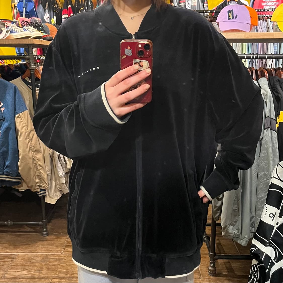 [HI] 빈티지 집업 블랙 상품이미지2