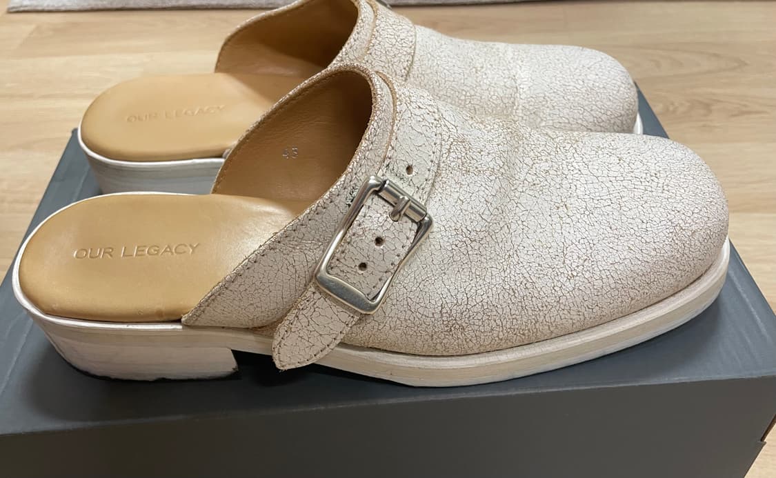 아워레가시 카미온 뮬 화이트 베이지 / 43 상품이미지2