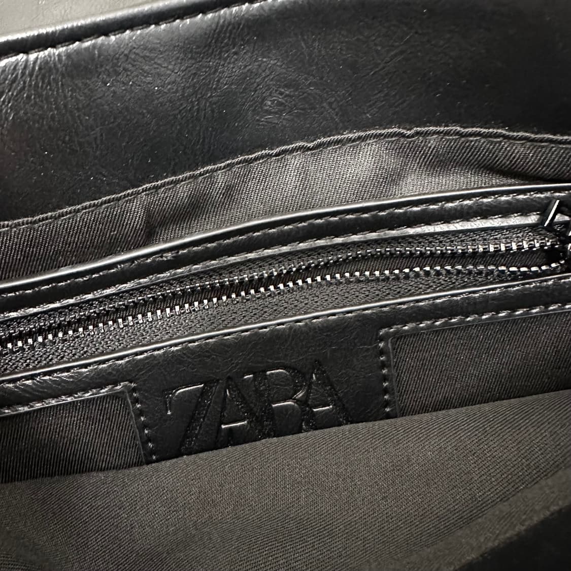 ZARA 자라 여성 락 플랩 유나백 숄더백 블랙 상품이미지5