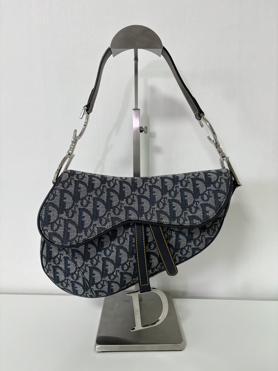 디올 오블리크 새들백 은장 빈티지 상품이미지1