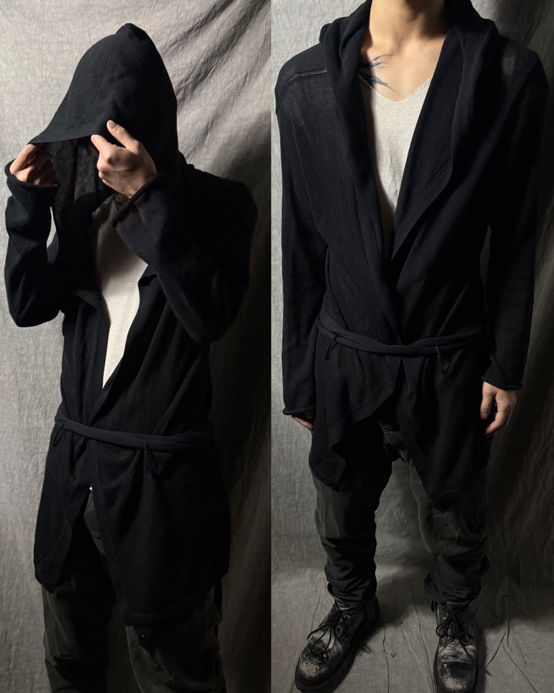 Y’s Hooded Knit Cardigan 상품이미지1