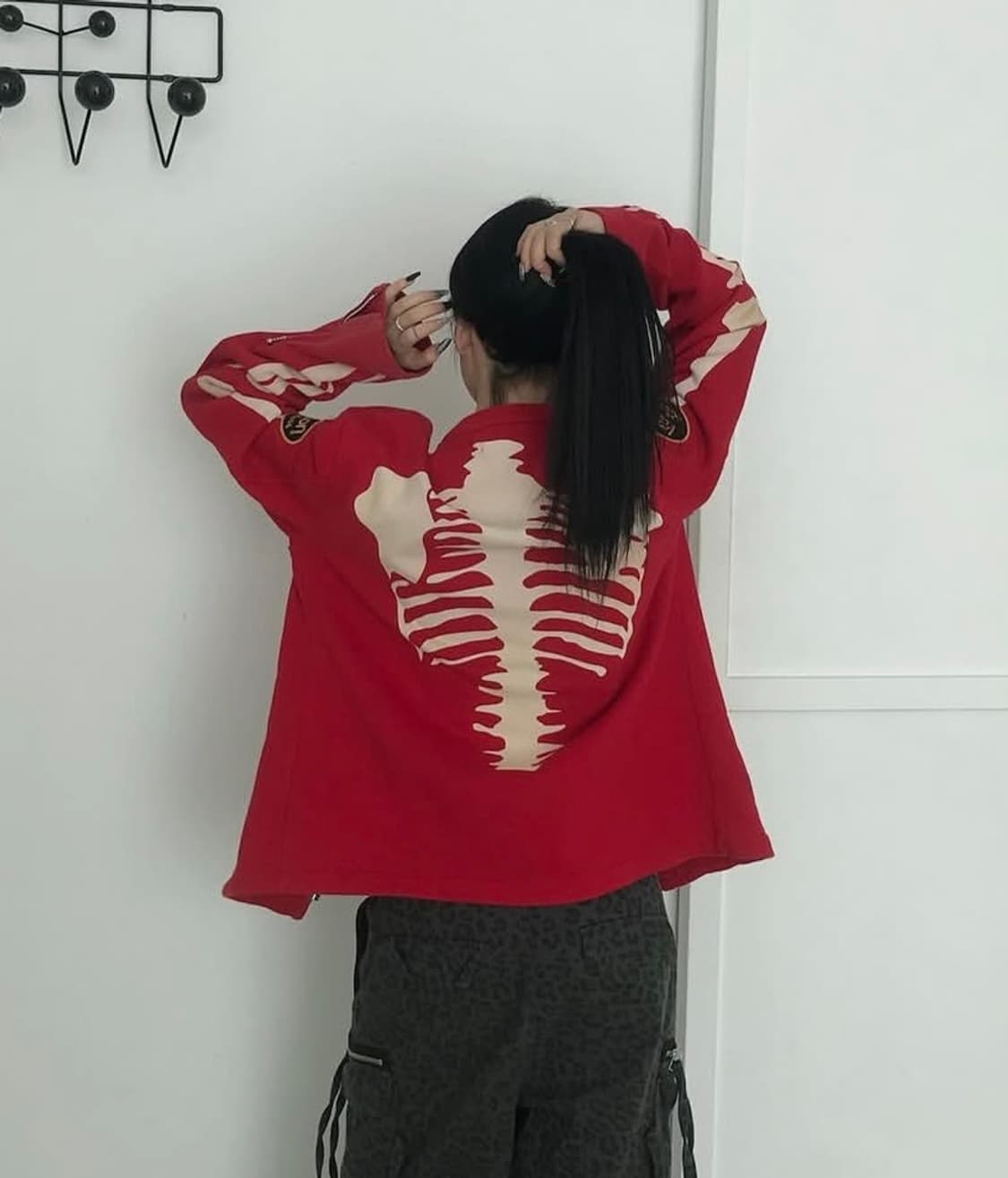 벤슨 레드 본 스켈레톤 집업 상품이미지4