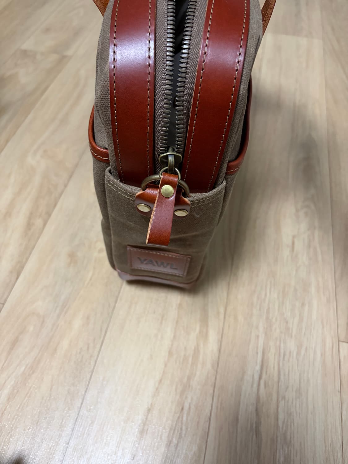 헤비츠 hevitz yawl 왁스캔버스 브리프케이스 새상품 상품이미지5