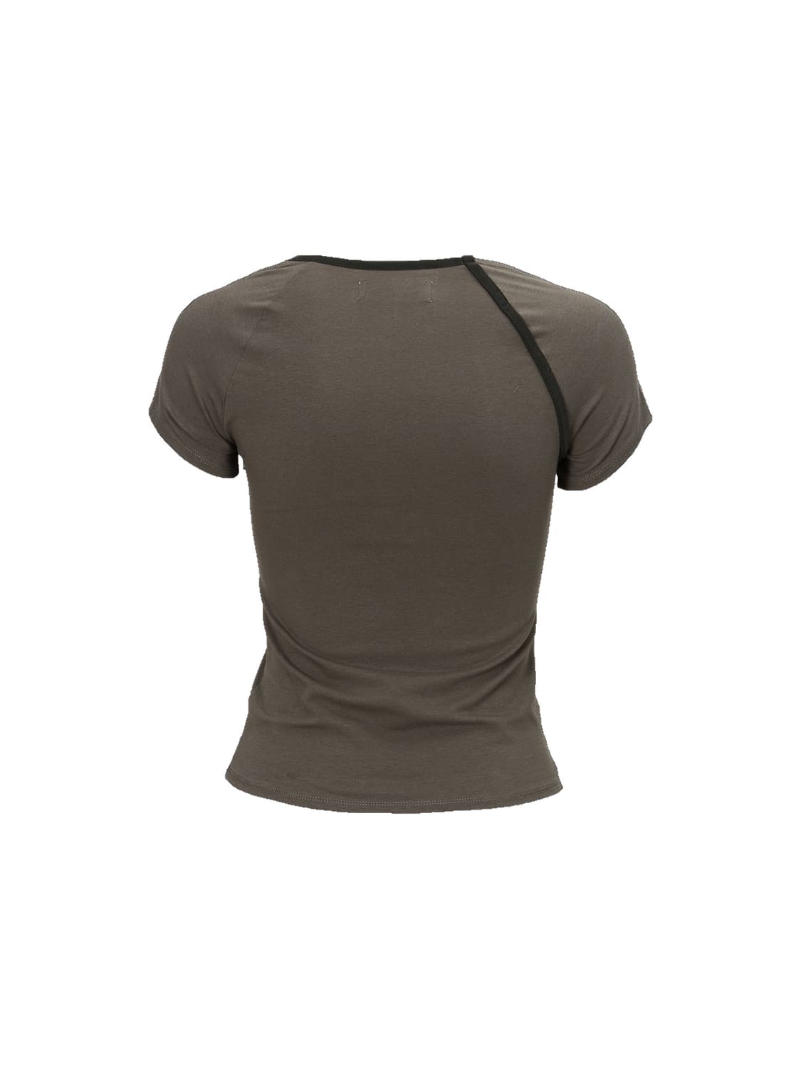 코스트퍼킬로 SQUARE NECK S/S T-SHIRT-KHAKI 상품이미지3