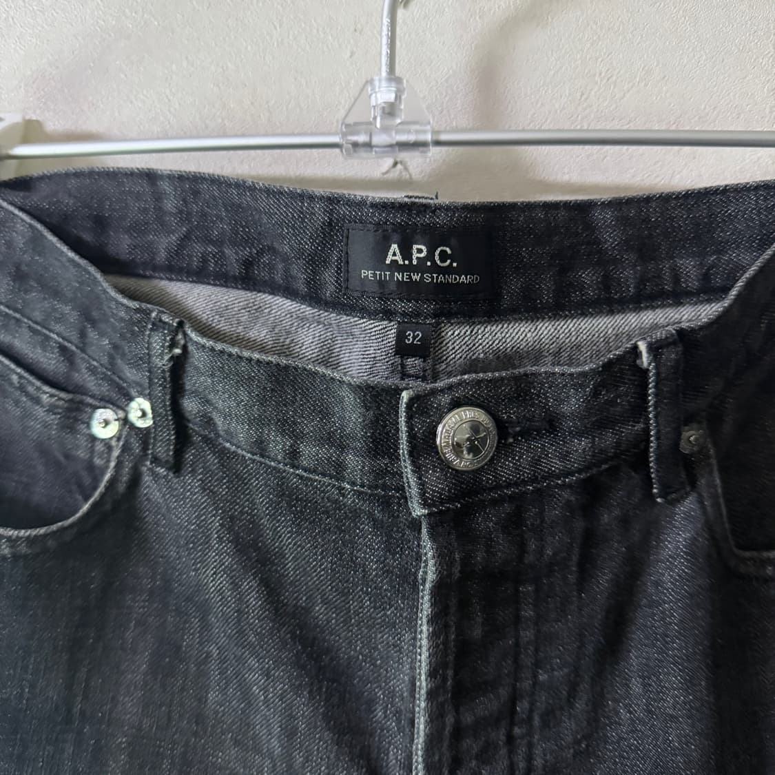 A.P.C 남성 블랙 쁘띠 뉴스탠다드 데님 32(남성 31-32정도) 상품이미지3