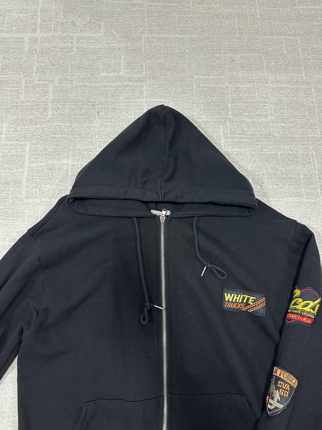 빈티지 와팬 후드 집업 상품이미지5