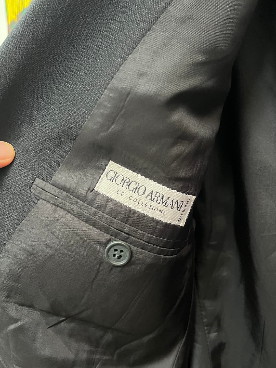 Giorgio Armani 블랙 정장 블레이저 50R 상품이미지6