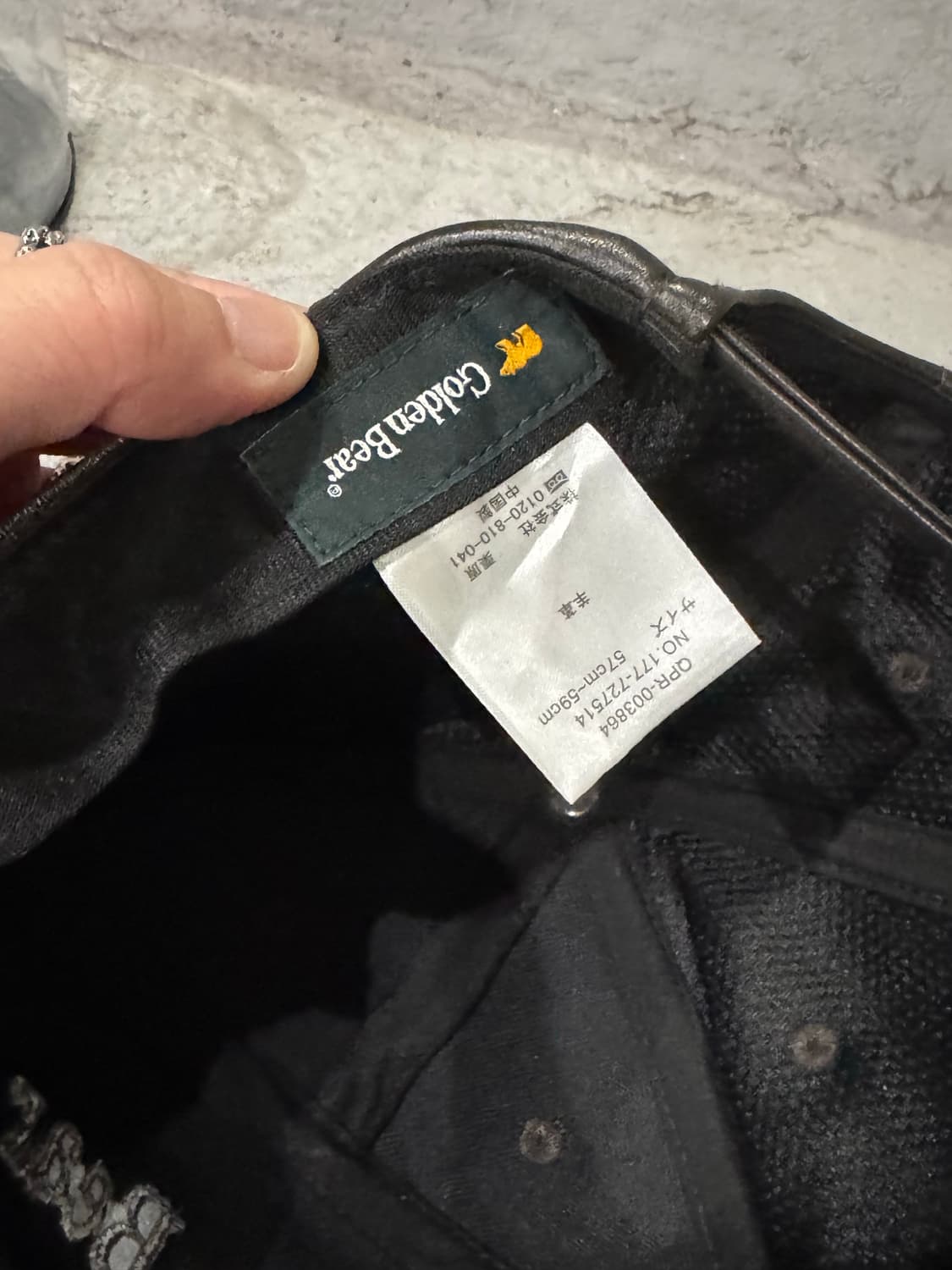 골든베어 레더 캡 상품이미지4