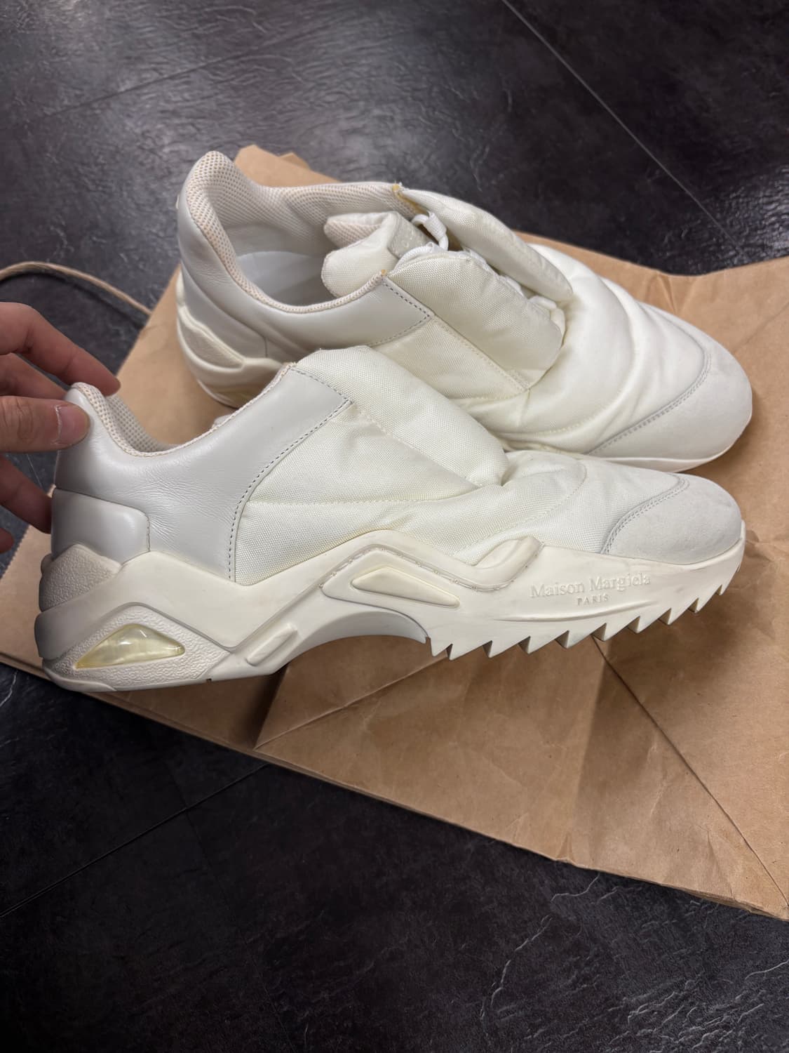 (45) 메종 마르지엘라 푸퍼 로우탑 스니커즈 상품이미지3
