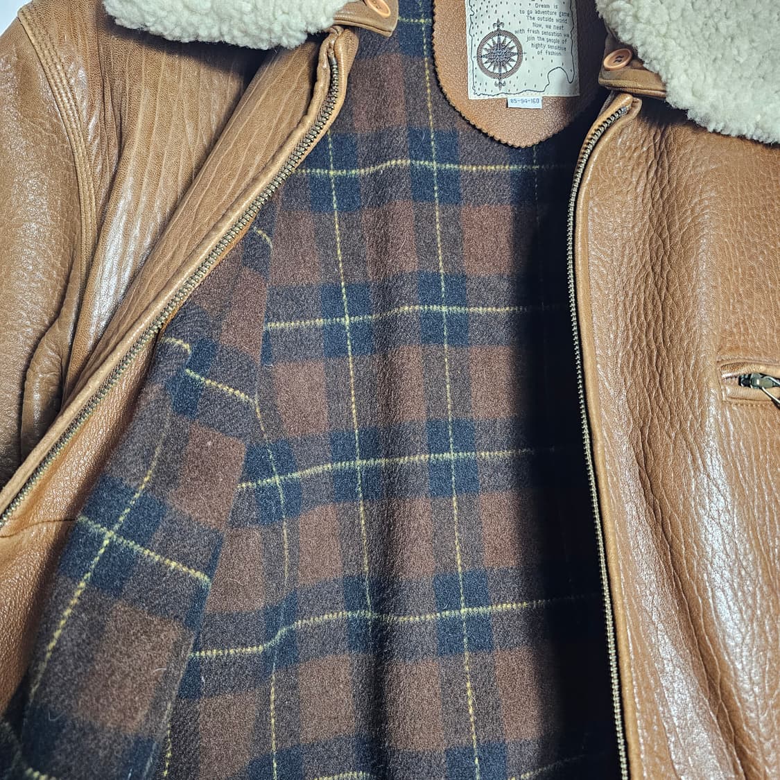 Si 양가죽 자켓 빈티지 상품이미지5