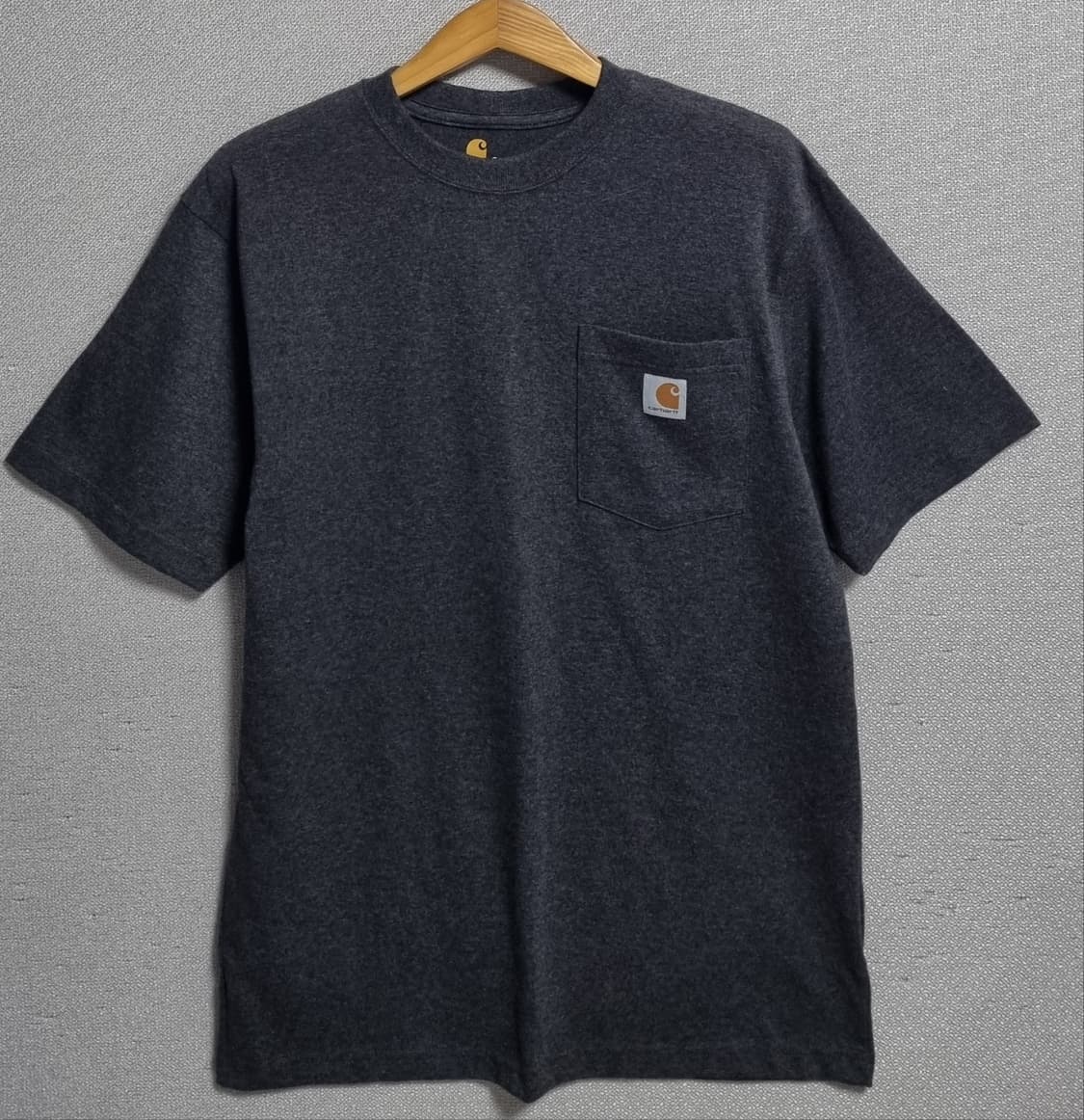 S ) 칼하트 오리지널핏 다크그레이 포켓 반팔티 상품이미지1