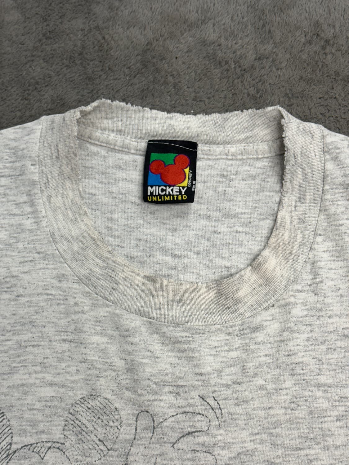 90s 미키마우스 티셔츠 L 상품이미지5