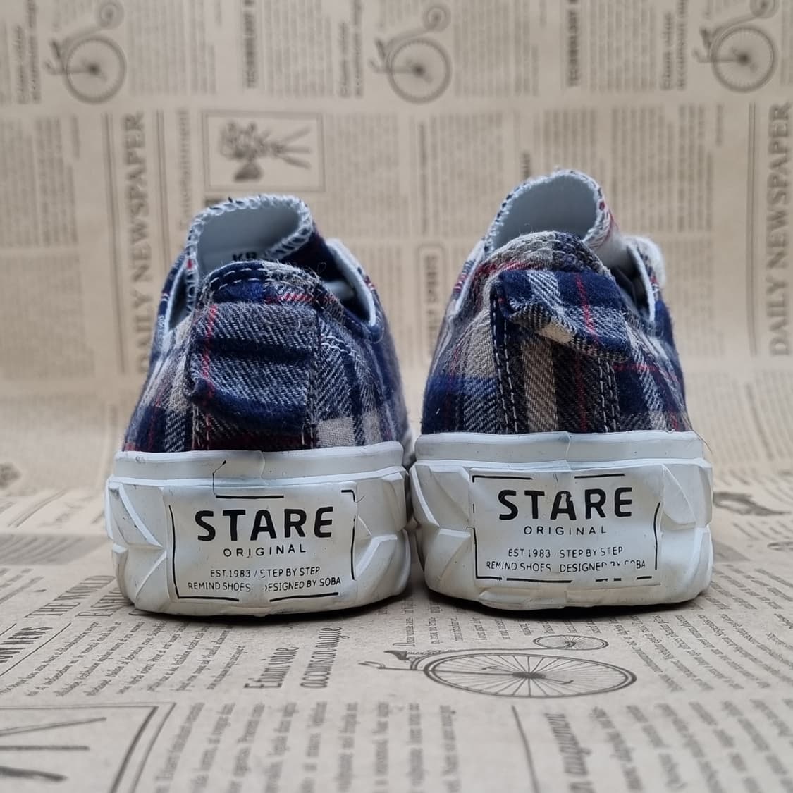 스테어 캠프 체크 여성스니커즈240  상품이미지4