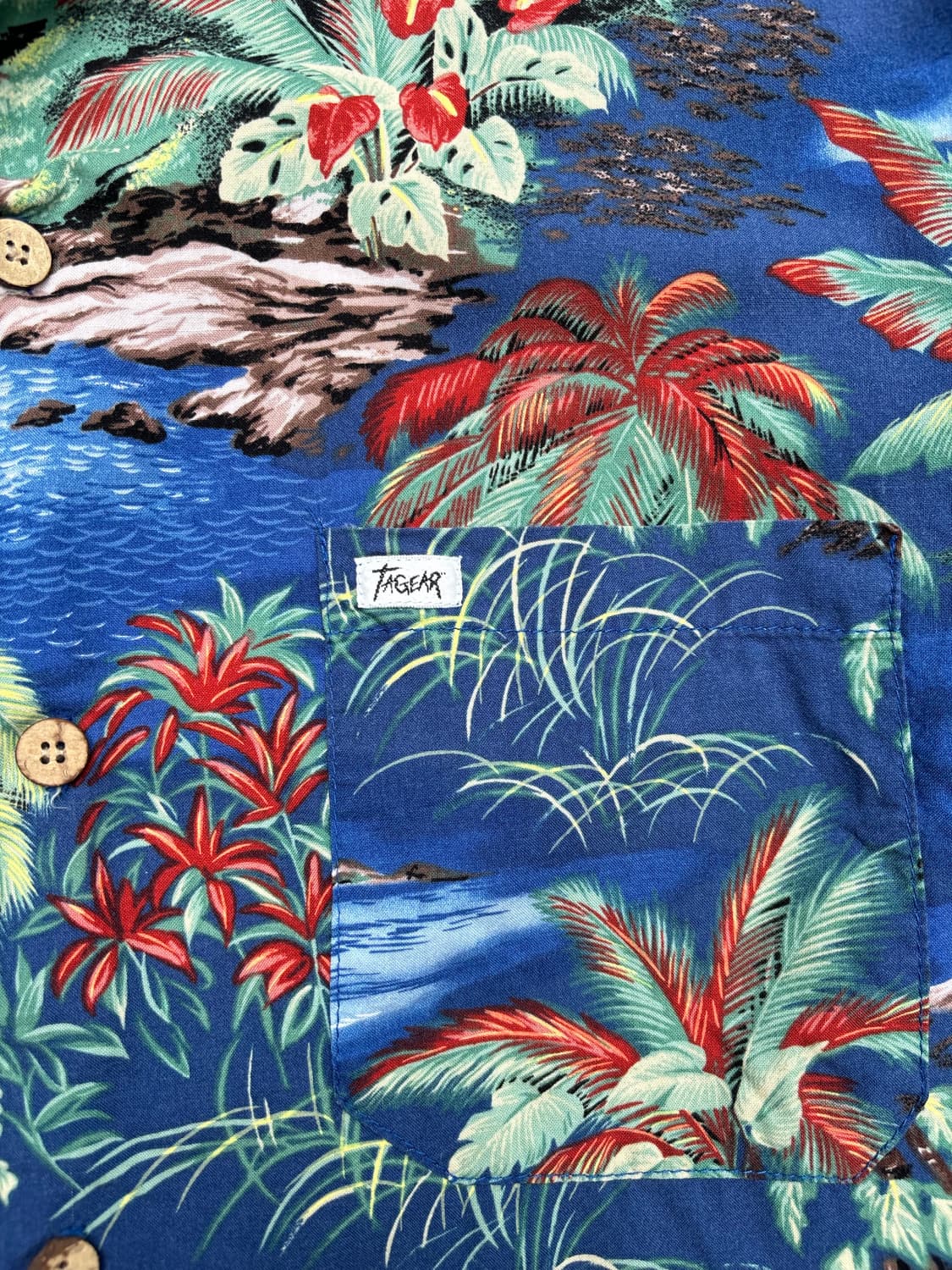 Tagear 레이온 하와이안 셔츠 상품이미지7