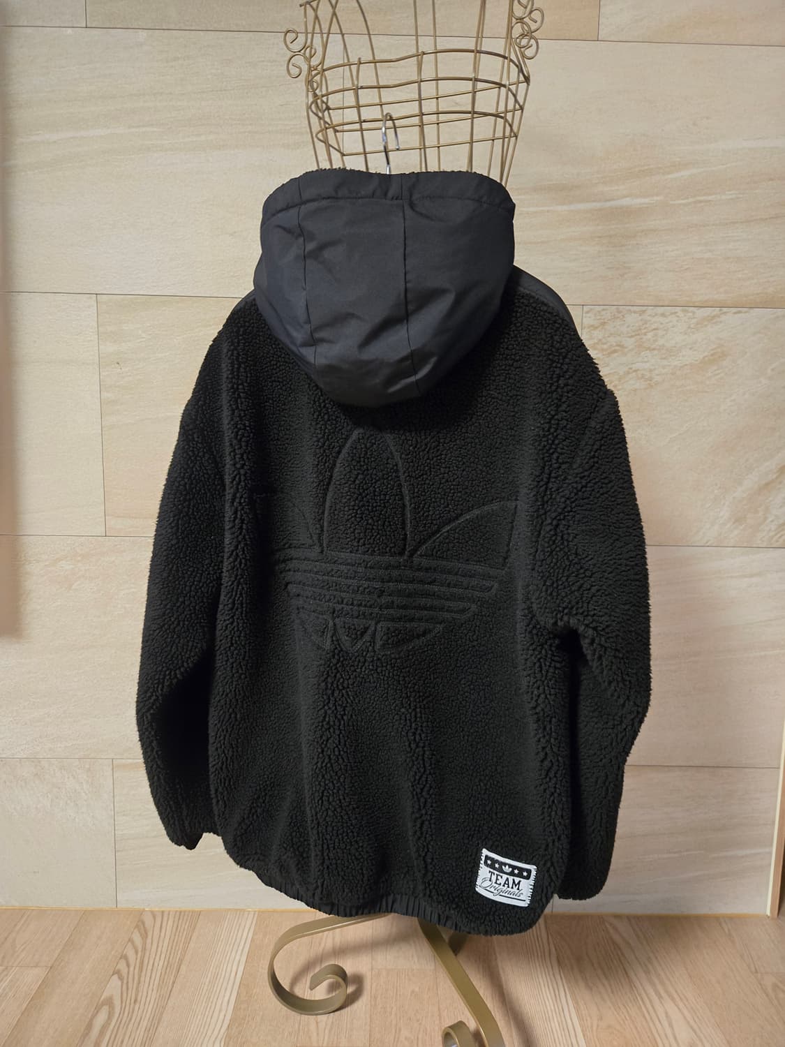 [L] 아디다스 남성 플리스 후드 집업 자켓 상품이미지5