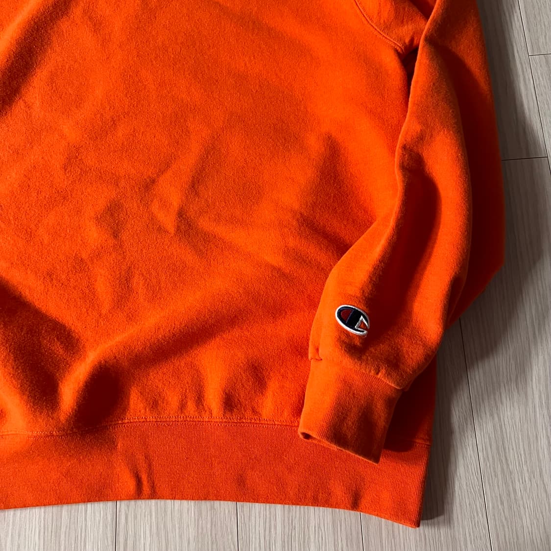 챔피온 맨투맨 오렌지 L(~XL) 상품이미지3