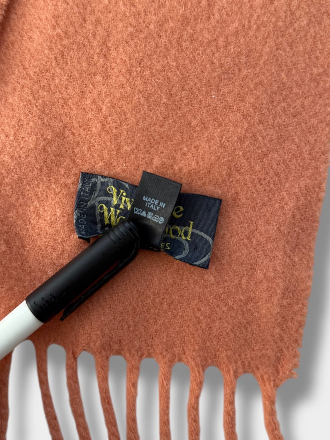 비비안 웨스트우드 오브 살몬 울 머플러 상품이미지7