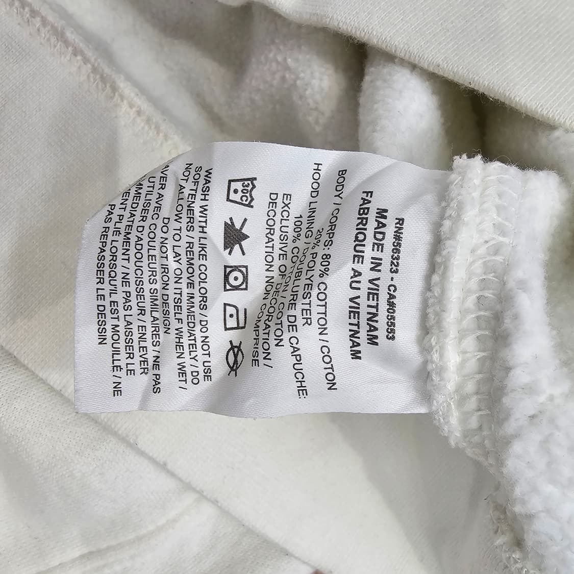 나이키 화이트 클로버 후드 티셔츠 기모 상품이미지8