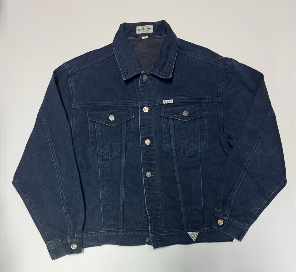 게스 Guess 90s 올드스쿨 데님 청자켓 L 상품이미지1