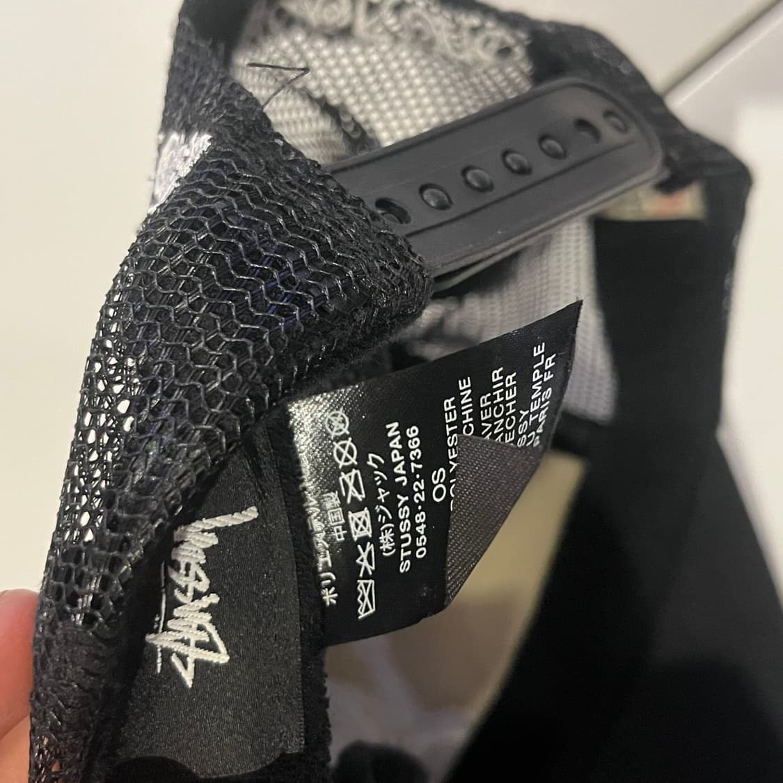 스투시 x 아워레가시 워크샵 블랙 트러커캡 상품이미지3