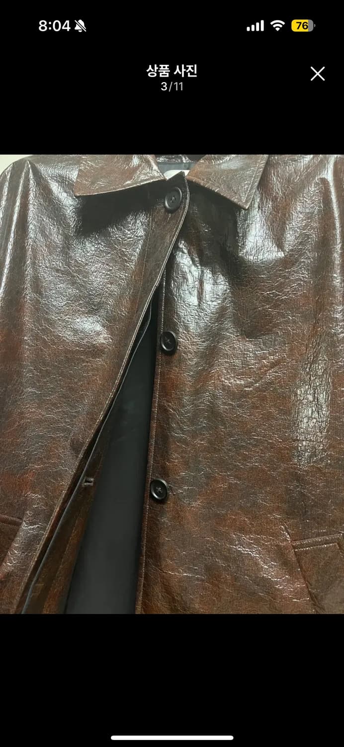 아모멘토 타이벡 하프코트 브라운 상품이미지5