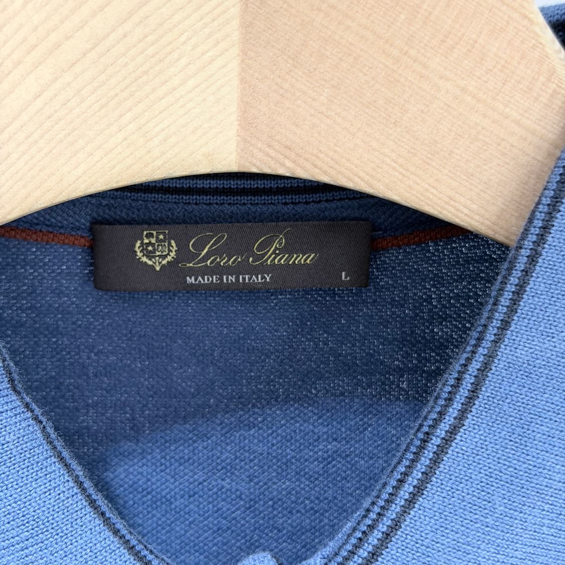 (A+/L) / 로로피아나 브렌트우드 폴로 폴로 카라 반팔 티셔츠 상품이미지5