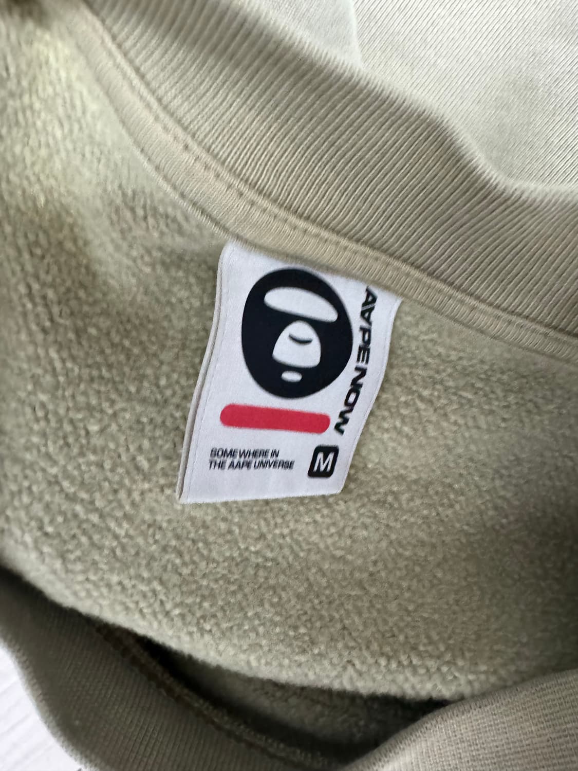 Ape 맨투맨 (일본 직접구매) M사이즈 매물x 상품이미지3