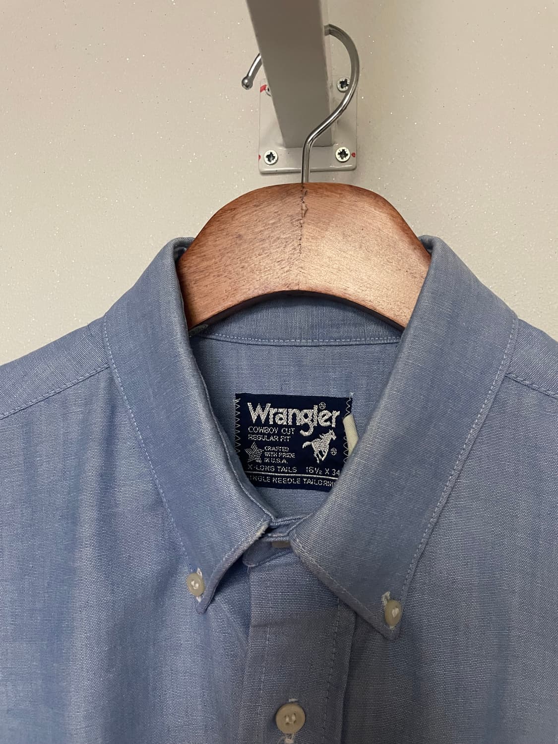 70s 빈티지 랭글러 웨스턴셔츠 made in usa 상품이미지2
