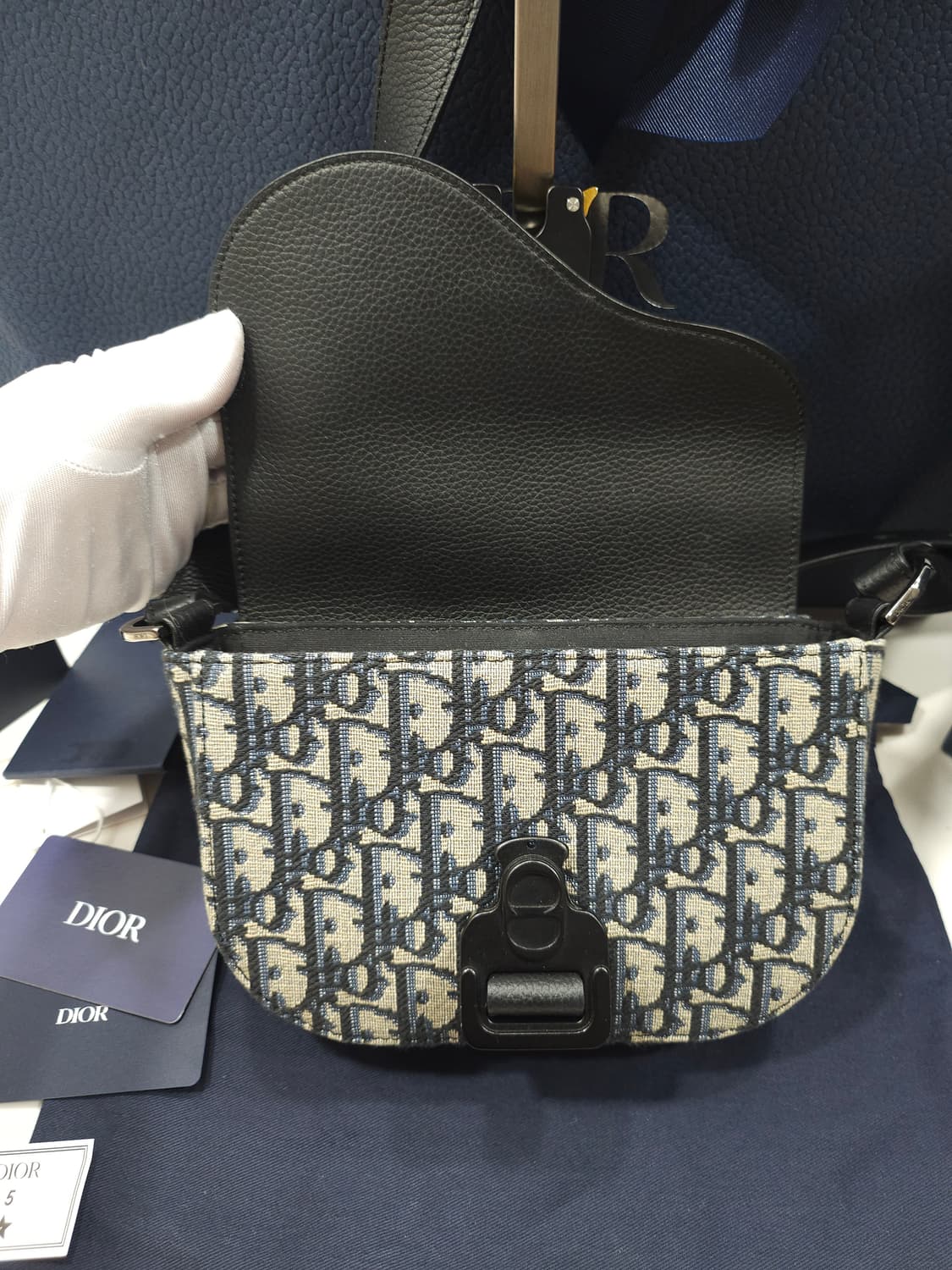 [정품] 디올 오블리크 미니 새들 플랩 메신저백 상품이미지6