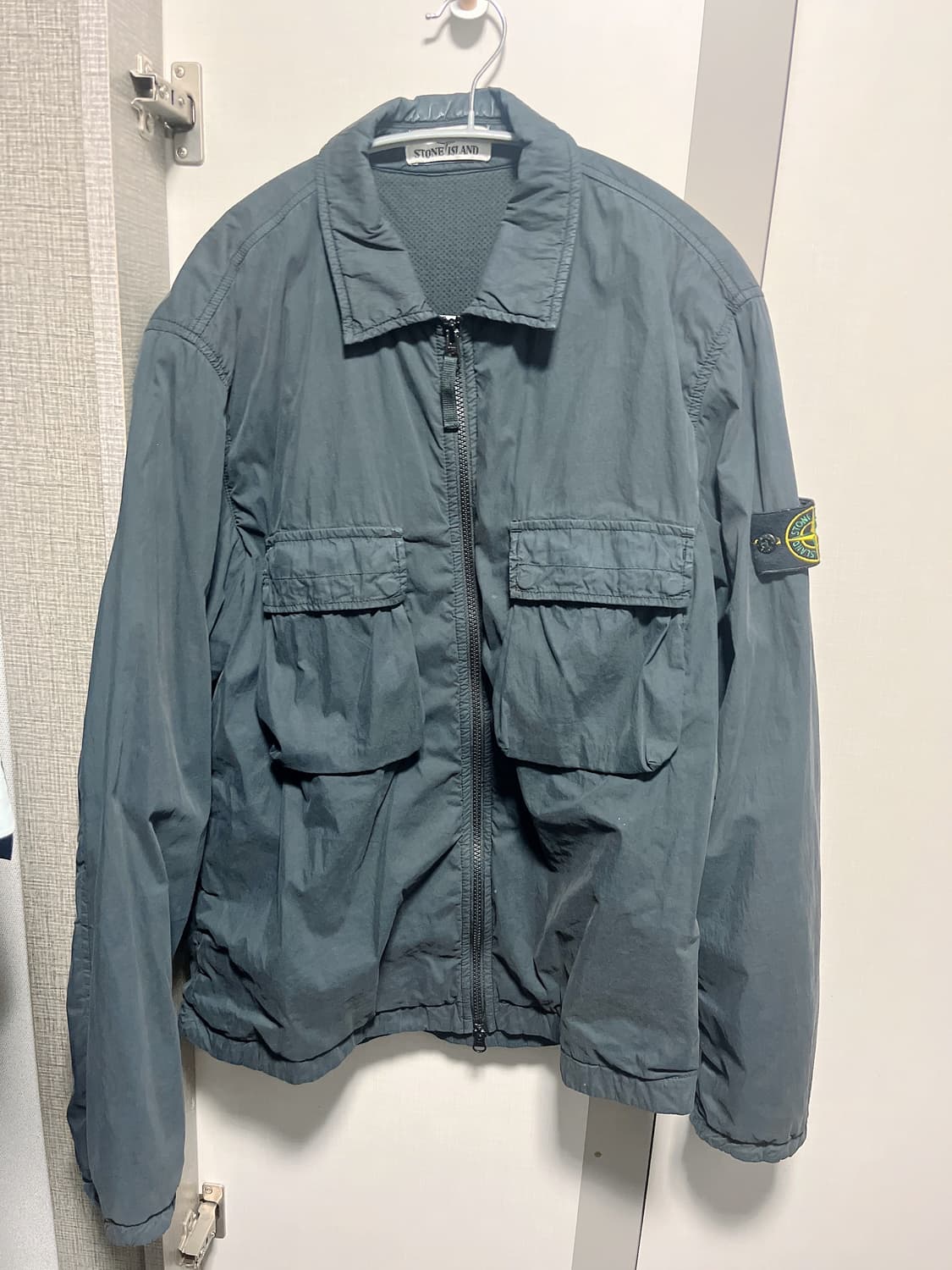 19FW 스톤아일랜드 나일론코튼 오버셔츠 상품이미지1