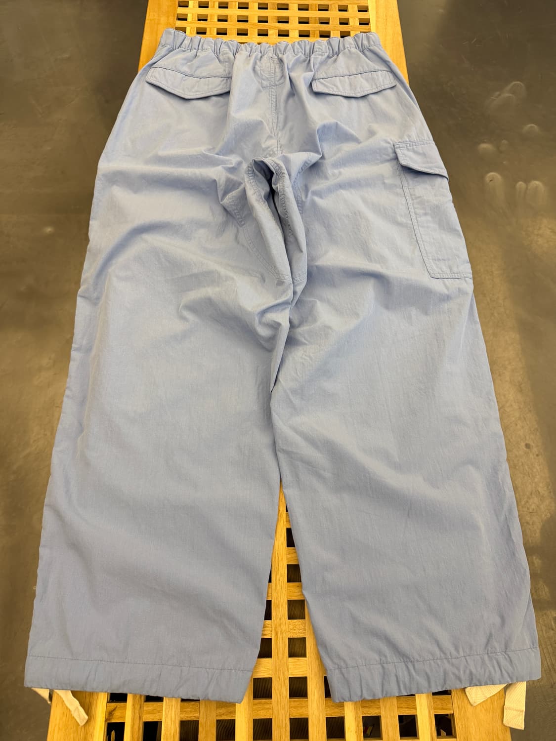 nanamica Wide Cargo Pants 나나미카 스카이블루 팬츠 상품이미지7