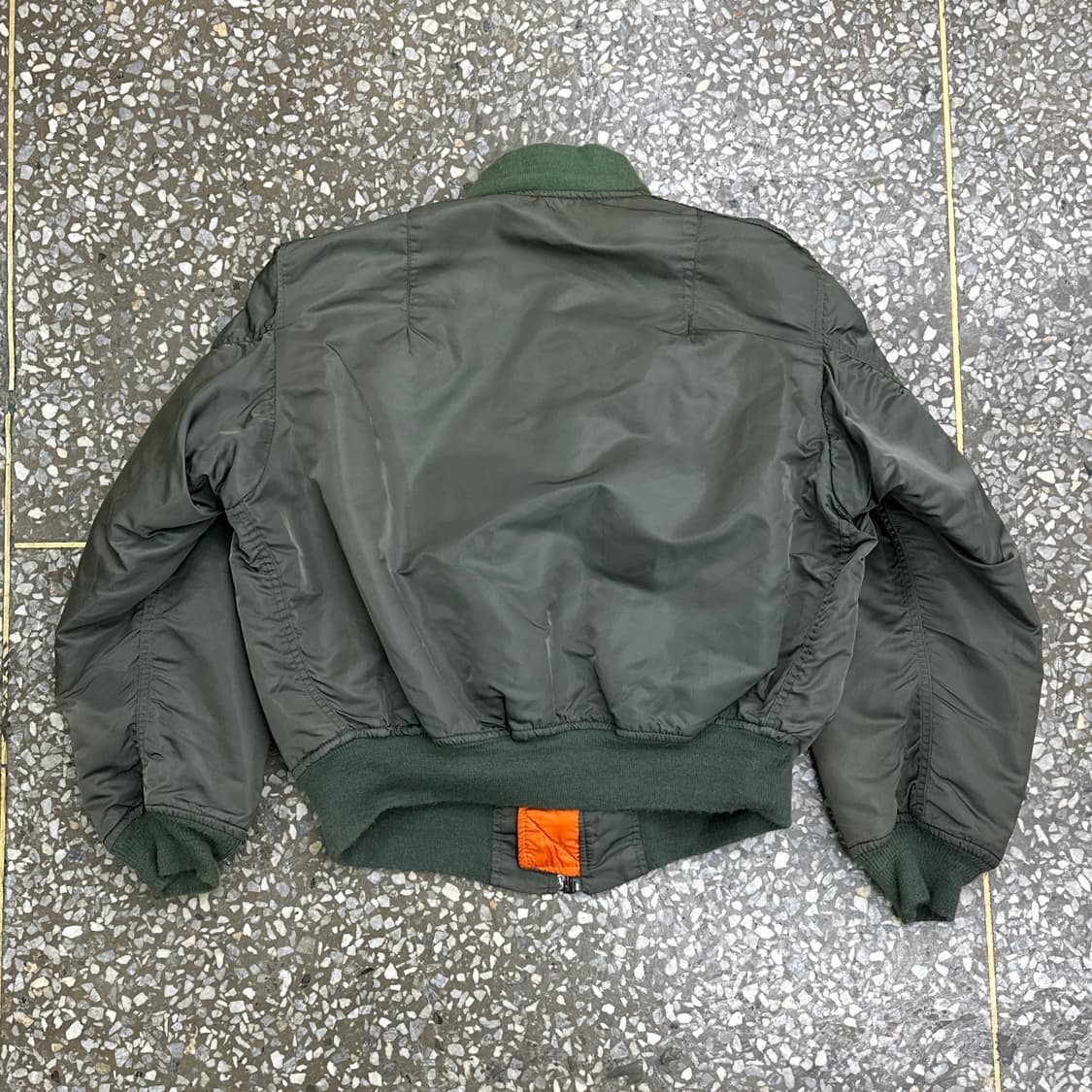 90s USA 알파 MIL-J-82790J MA-1 자켓 L 상품이미지2