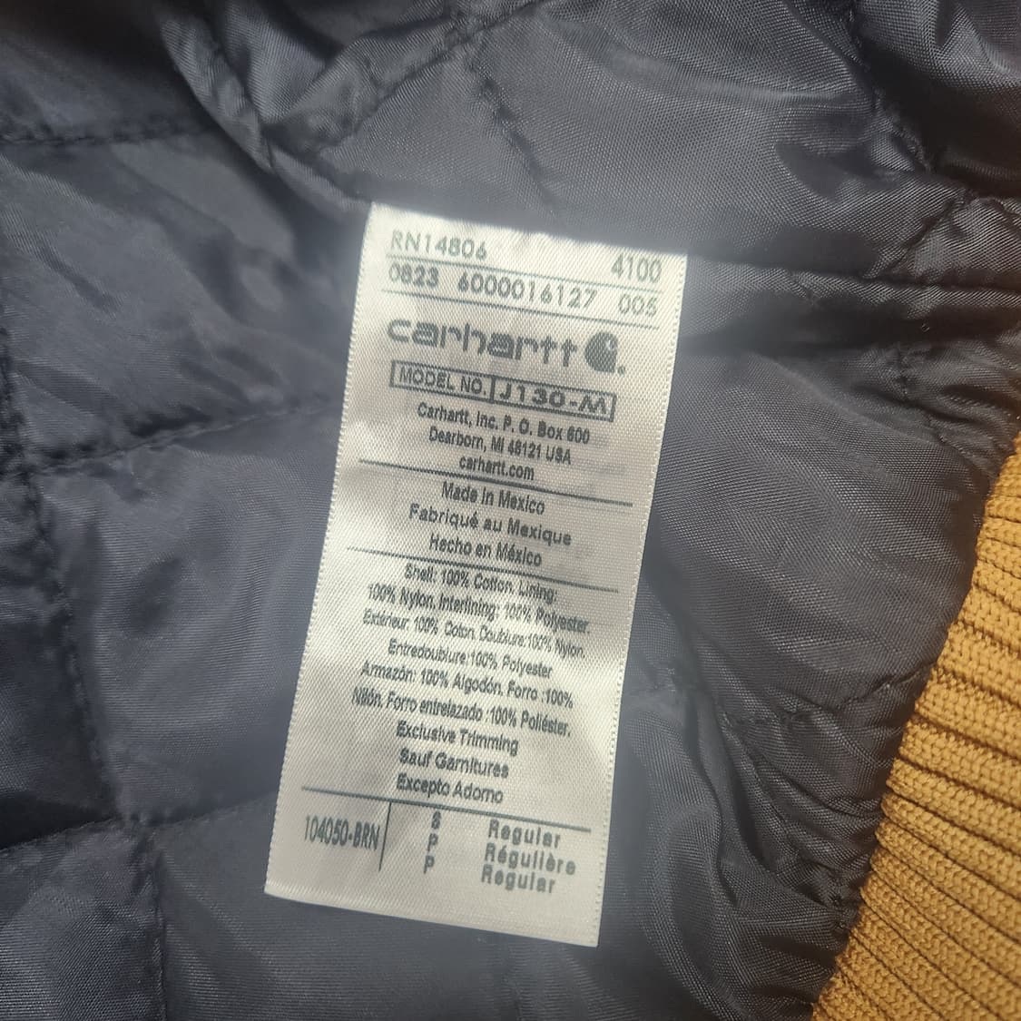 (쿨거시 네고)칼하트 j130 덕 액티브 자켓(s) 상품이미지6