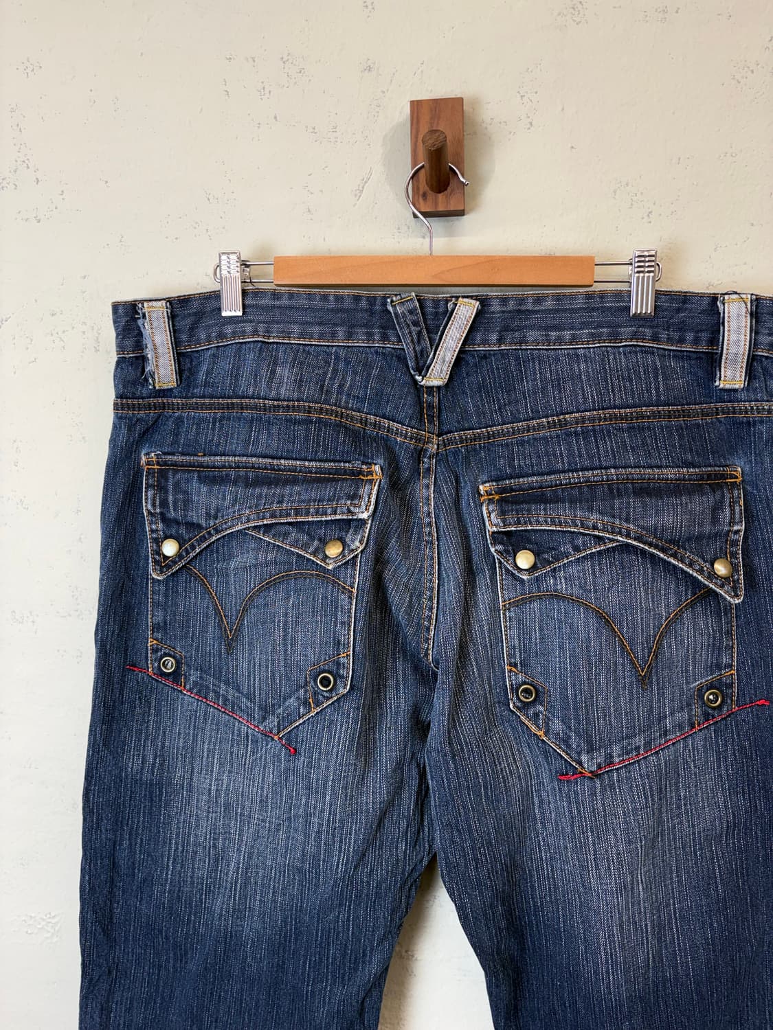 JPN 빈티지 워싱 포켓 데님 진 상품이미지4