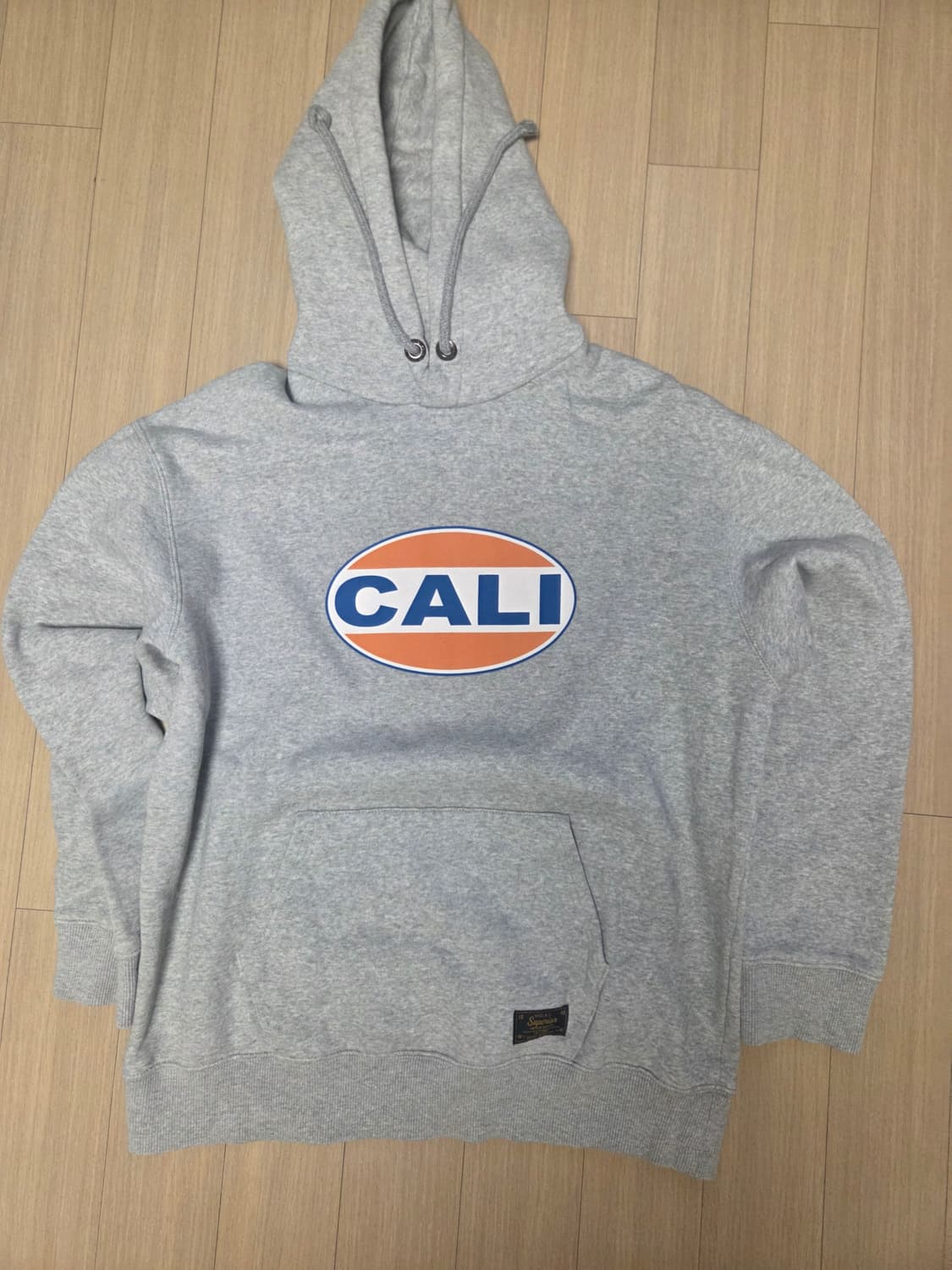 cali 그레이 후드티 상품이미지1