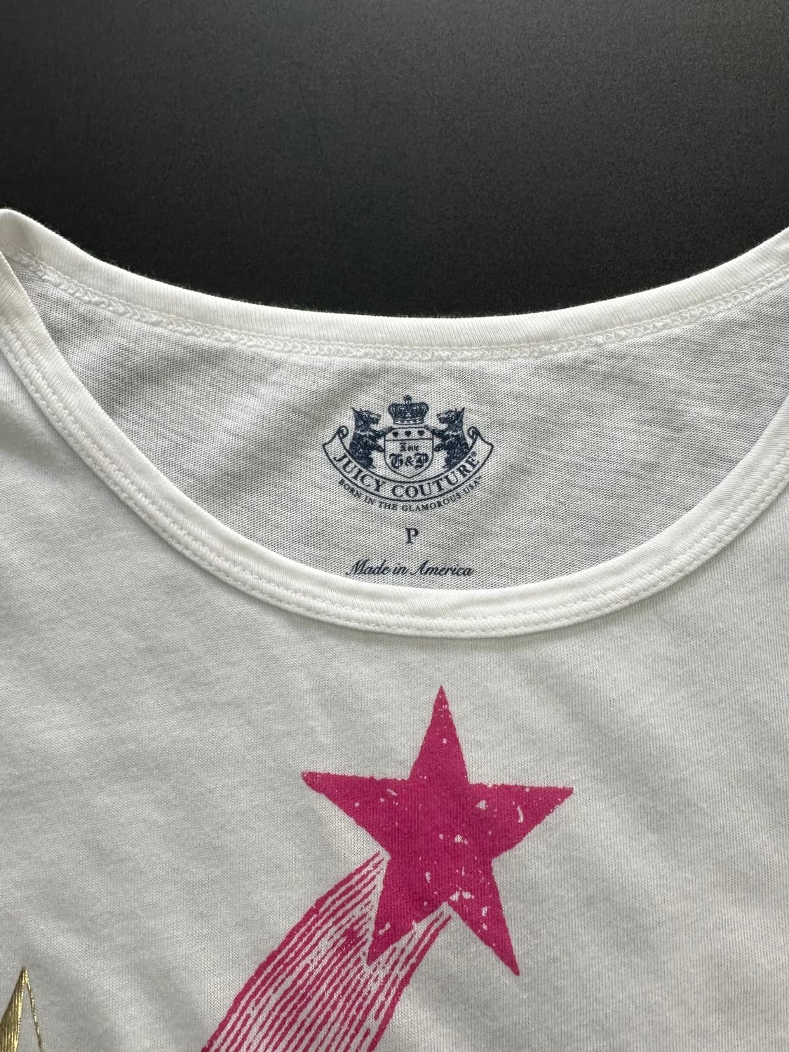 쥬시꾸뛰르 Y2k 스타큐빅 반팔티 상품이미지6