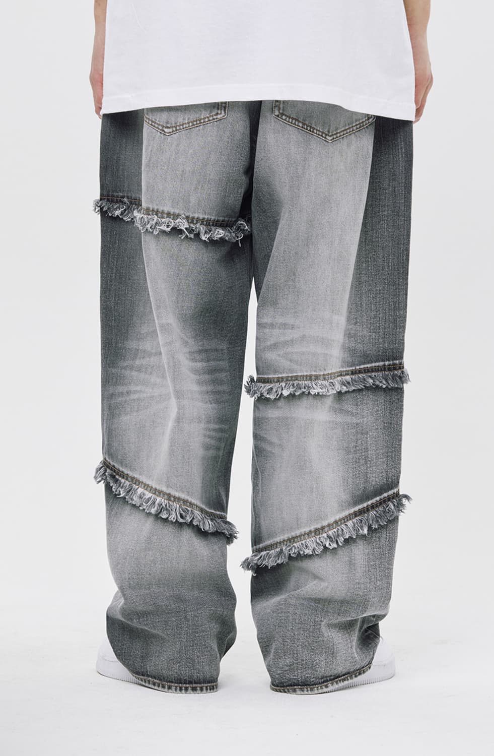 로맨틱크라운 와이드 진 데님 청바지 XL 상품이미지4