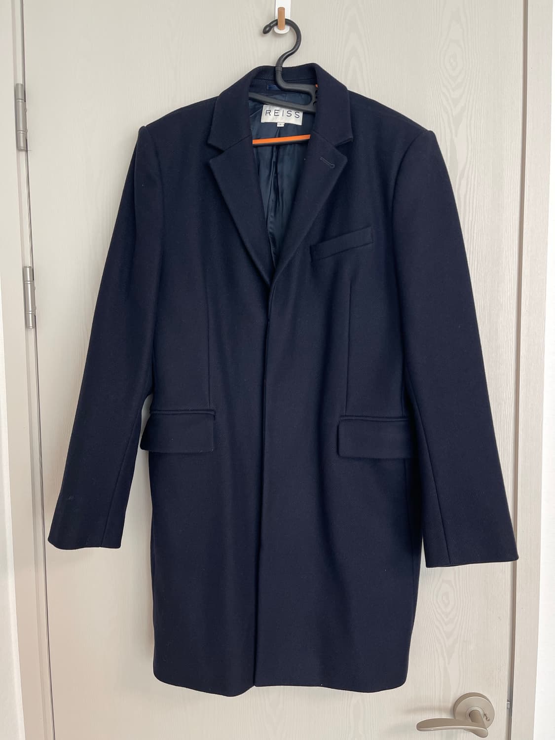 리스(REISS) 채플린(Chaplin) 싱글 울 코트 네이비L 상품이미지1