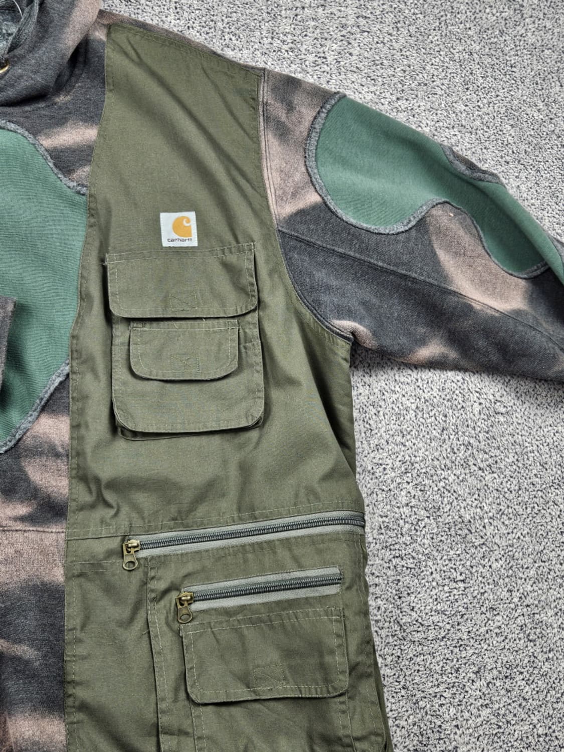 칼하트 X NFL 다잉워싱 포켓베스트 커스텀 후디 (상세설명)/10287 상품이미지10