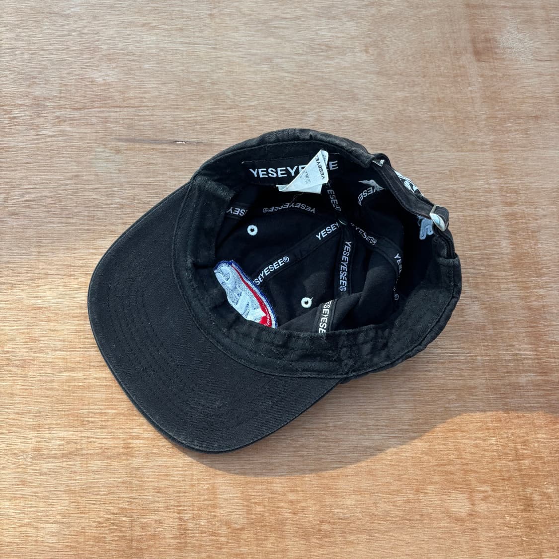 YESEYESEE Vintage Logo Cap Black 상품이미지2