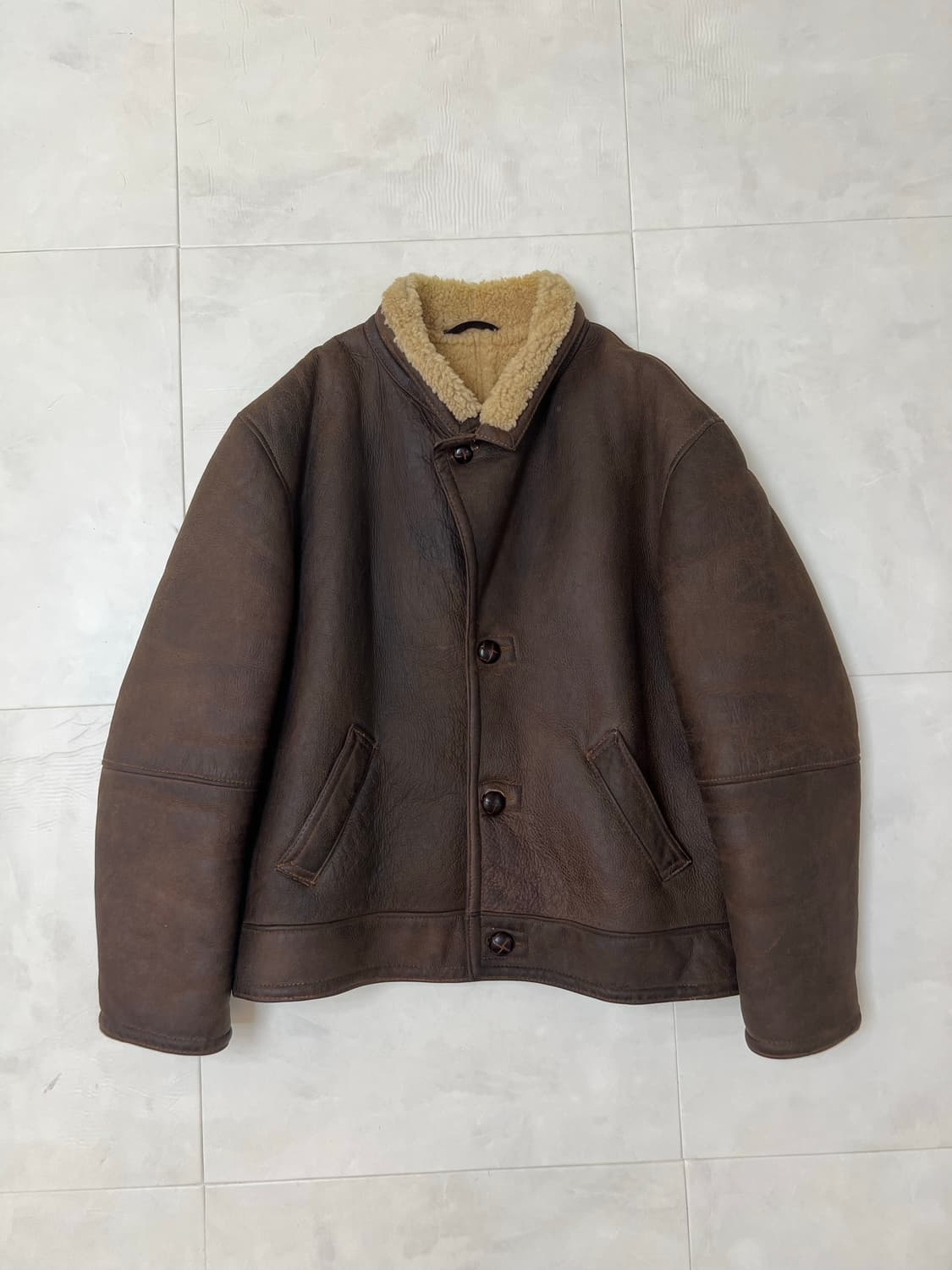 [USA]쇼트 쉽스킨 시어링 자켓 상품이미지1